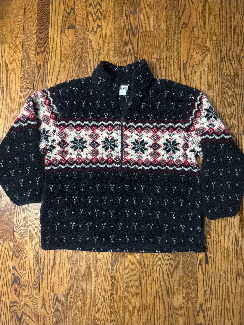 Vintage L.L. Bean Half-Zip Sweater